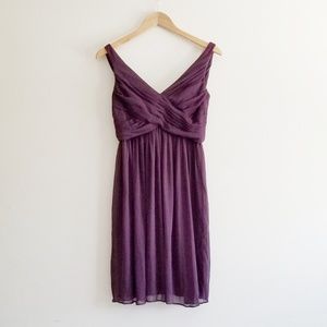 Purple Bridesmaid Formal David's Bridal Dress